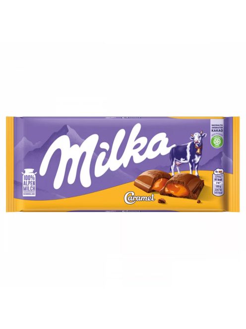 Milka ciocolată caramel - 100g