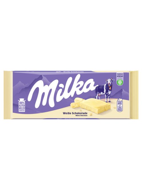 Milka ciocolată albă - 100g 