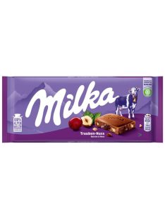 Milka Ciocolată  cu stafide și alune - 100g