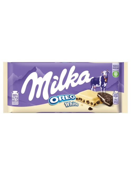 Milka oreo ciocolată albă - 100g