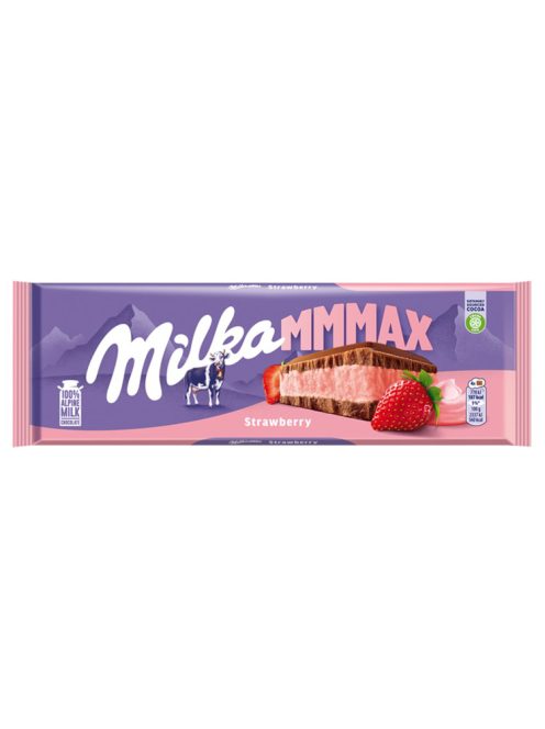 Milka ciocolată cu turtă dulce și cu căpșuni - 300g