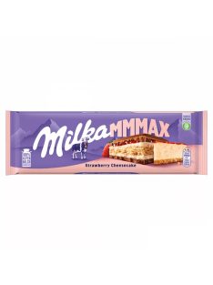 Milka ciocolată mare de cheesecake cu căpșuni - 300g