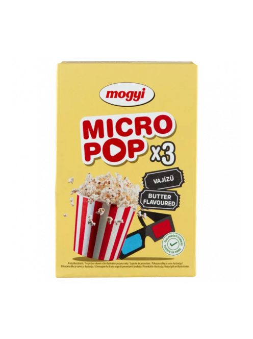 Mogyi micro pop popcorn unt 3x100 - 300g
