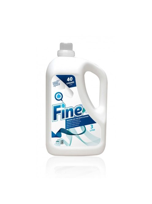 Well Done FINE detergent gel pentru rufe Alb - 4000 ml