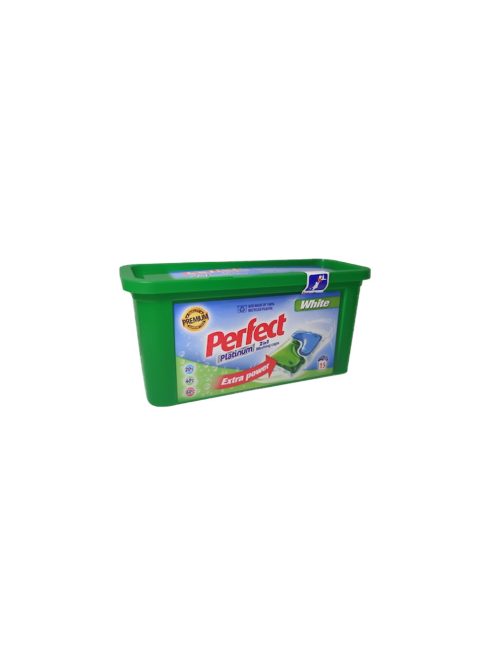 Perfect Platinum White 2in1 detergent capsule 20 g, 15 buc - 3 g