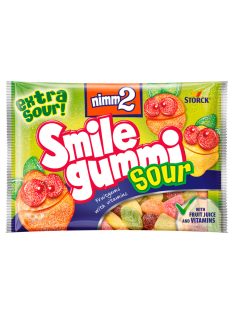 Nimm2 Smilegunni gumă acră cu vitamine - 100 g
