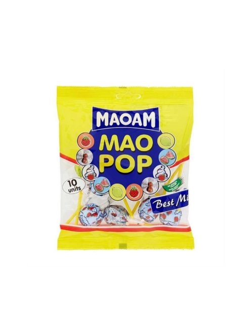 Maoam mao pop best mix acadea cu aromă de fructe 130g
