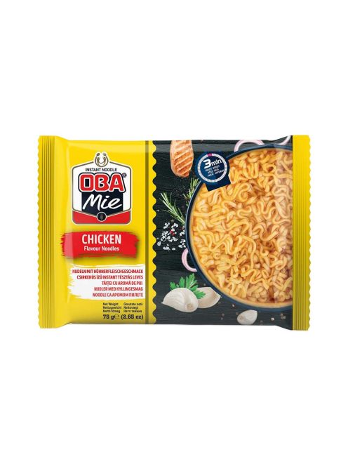 OBA MIE Supă instant de pui cu tăiței - 75g