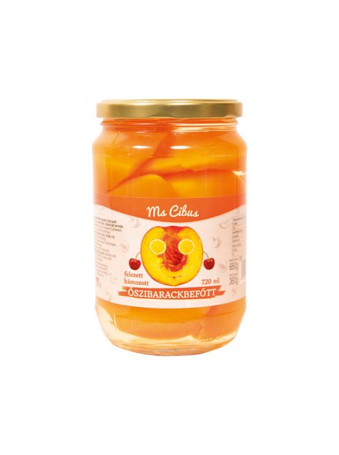 Cibus Borcan de piersici feliate - 720 ml