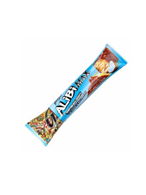 Alibi Max ciocolată cu lapte cu caramel și nucă de cocos - 49 g