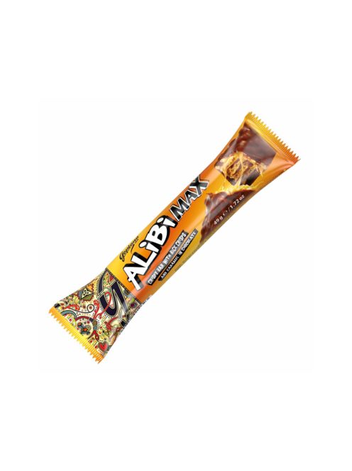 Alibi Max ciocolată cu lapte cu caramel și orez - 49 g