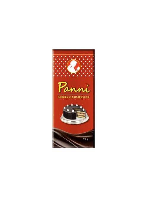 Panni ciocolată neagră pentru glazură de tort - 90g