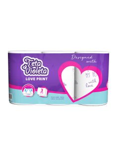   Violeta Love prosoape hârtie rolă de uz casnic, 3 straturi - 3 role
