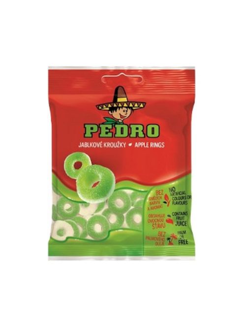 Pedro inele de mere cu zahăr și gumă - 80 g