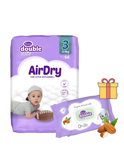 Violeta Double Care scutece chiloțel Midi3 (4-9 kg) - 66buc+40buc