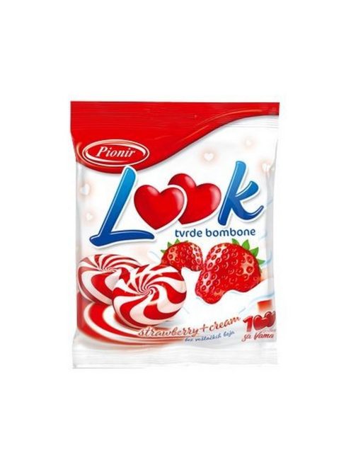 Pionir LOOK bomboane de căpșuni - 90 g