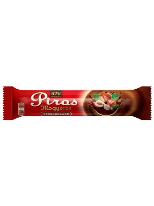 Ciocolată neagră cu alune roșii - 40 g