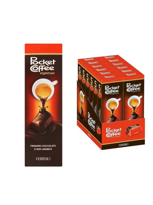 Pocket Coffee praline în cutie T5 - 62,5g
