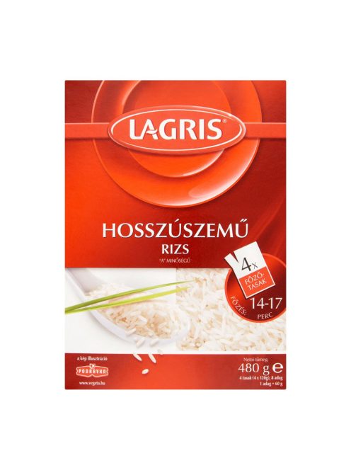 Podravka Lagris orez lung fierbere in săculeț - 480g