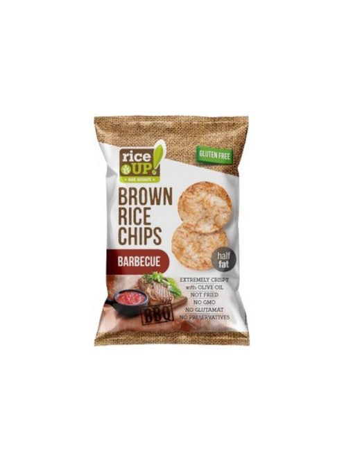 Rice Up chipsuri din orez cu aromă de barbecue - 60g