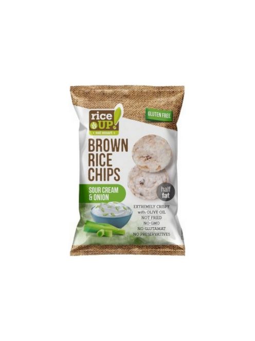 Rice Up chipsuri din orez cu ceapă și smântână - 60g