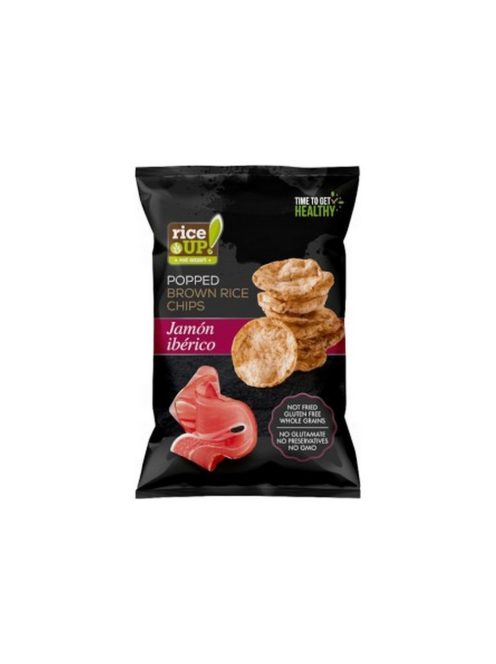Rice Up chipsuri din orez cu aromă de șuncă iberică - 60g