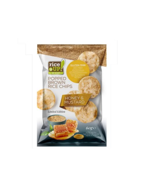 Rice Up chipsuri din orez cu aromă de miere și muștar - 60g