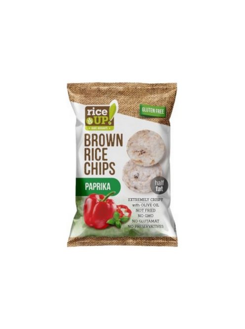 Rice Up chipsuri de orez cu aromă de paprika - 60g