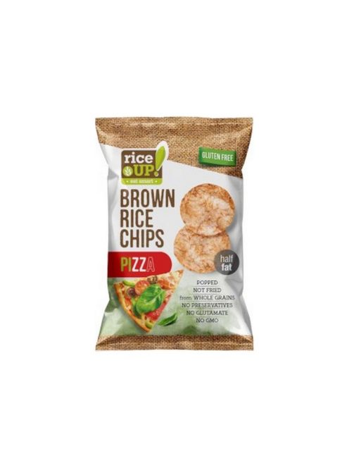 Rice Up chipsuri din orez cu aromă de pizza - 60g