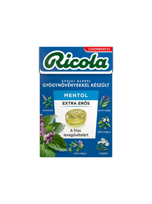 Ricola Extra Strength Mentol - 40 g