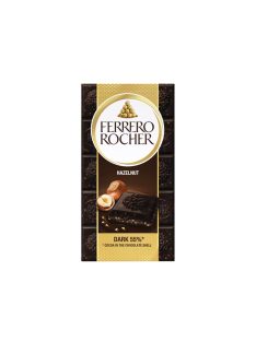 Ferrero Rocher  Ciocolată neagră cu alune- 90g