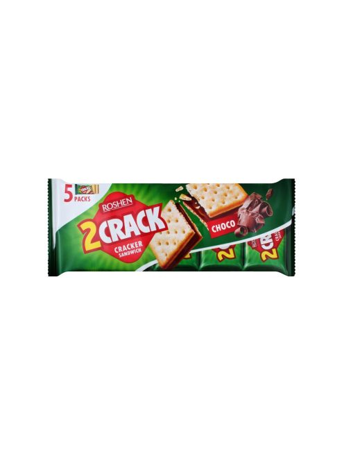 Roshen 2Crack biscuiți umpluți cu cremă de ciocolată - 235g