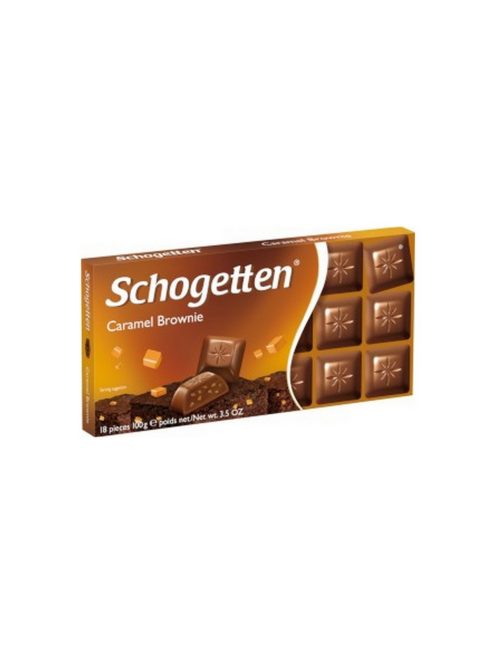 Tablete de ciocolată Schogetten caramel brownie - 100g