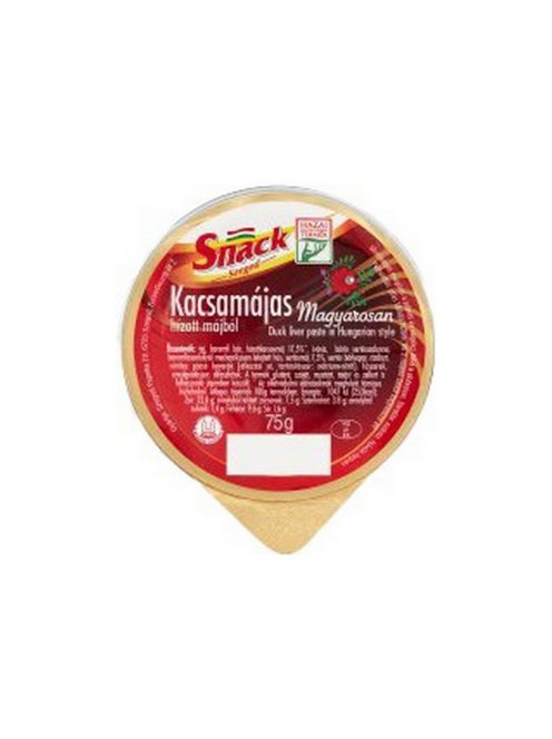 Snack unguresc cu ficat de rață - 75g