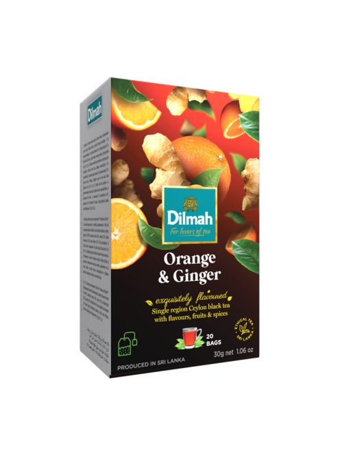 Dilmah black tea portocale-ghimbir - 20x1,5g