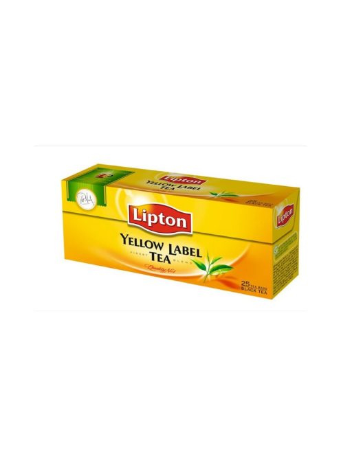 Lipton ceai negru 25 plicuri yellow label - 50g