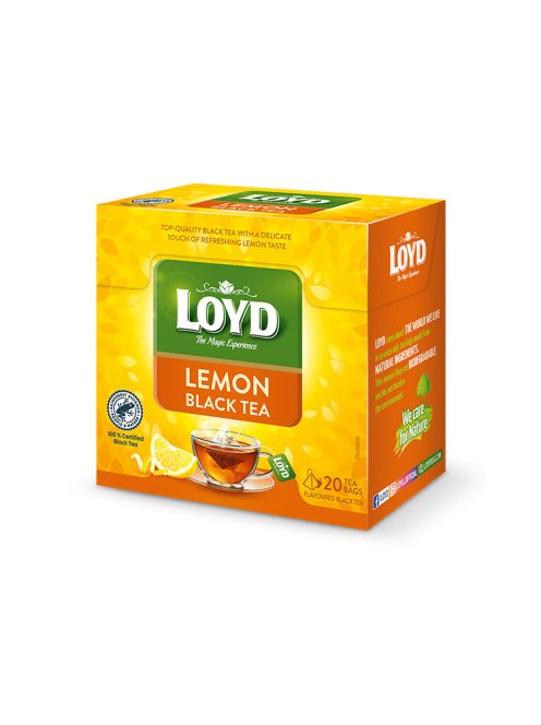 Loyd ceai  negru cu lămâie - 20x1,7g