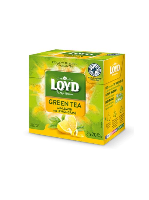 Loyd  ceai verde cu lămâie, lemongrass - 30g
