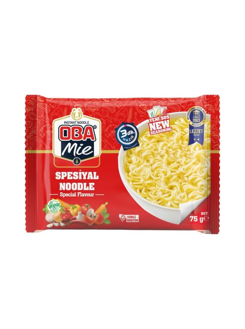 Oba Mie Supă instant cu aromă picantă specială - 75g