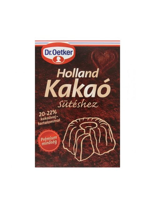 Dr.Oetker Pudră de cacao olandeză pentru copt -70g