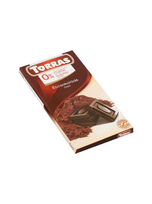 Torras tablete de ciocolată neagră fără zahăr adăugat - 75g