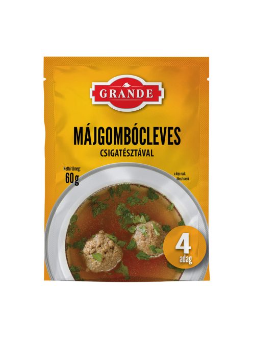 Grande Supă de găluște de ficat cu tăiței de melc - 60g