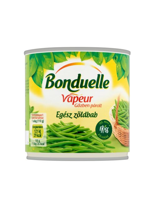 Bonduelle Vapeur fasole verde întreagă - 295 g
