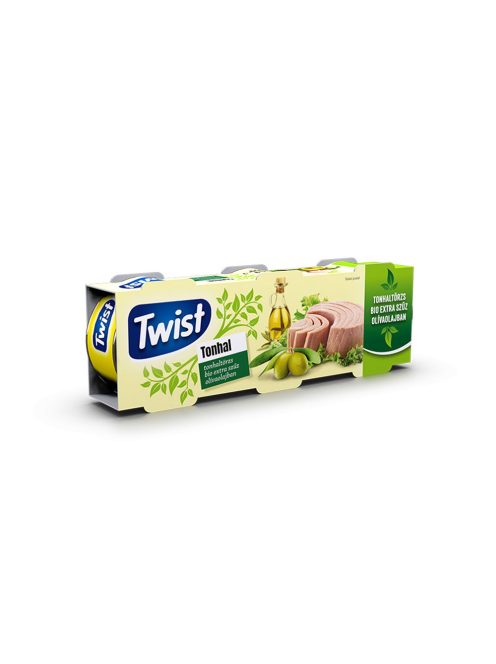 Twist conservă de pește ton în ulei de măsline organic 3x80g