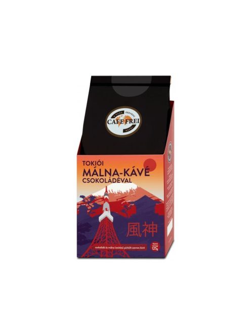 Cafe Frei Tokyo Raspberry cafea cu ciocolată, boabe de cafea prăjite - 125g