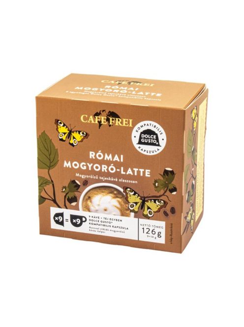 Cafe Frei Roman Hazelnut Latte capsule cafea cu aromă de alune 9x14g 126g
