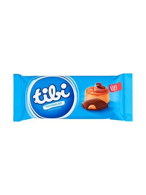 Tibi ciocolată cu lapte și cu cremă de caramel - 87g
