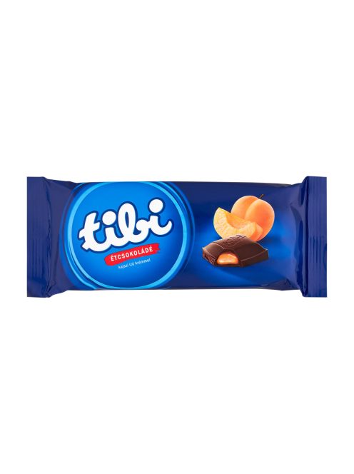 Tibi ciocolată neagră cu cremă cu aromă de cassis - 90 g