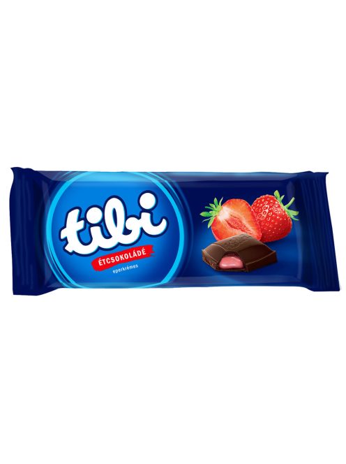 Tibi ciocolată cu cremă cu aromă de căpșuni - 90 g
