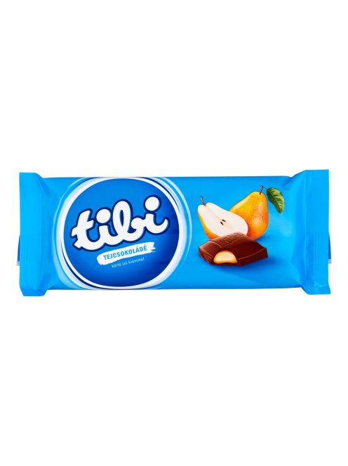 Tibi ciocolată cu lapte și cu cremă de pere - 90g
